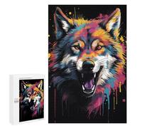 Puzzle Per Adolescenti 1000 PCS Banksy Wolf Graffiti Art Puzzle Giocattolo Decorazione Da Parete Decorazione Per La Casa Regali Unici Di Compleanno E Natale 1000 PCS