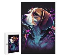 Puzzle Per Adolescenti 1000 PCS Beagle Colorful Dog Puzzle Per Adolescenti Giochi Rilassanti Assemblaggio Di Modelli Regali Unici Per Compleanno E Natale 1000 PCS