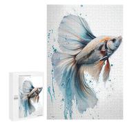 Puzzle Per Adolescenti 1000 PCS Betta Fish Puzzle Per Adolescenti Giocattoli Antistress Assemblaggio Di Modelli Regali Unici Per Compleanno E Natale 1000 PCS