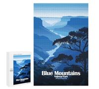 Puzzle Per Adolescenti 1000 PCS Blue Mountains National Park Australia Puzzle Per Adolescenti Giocattolo Decorazione Da Parete Ma Divertente E Umoristico Unico Compleanno E Regali 1000 PCS