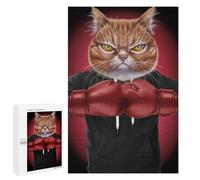 Puzzle Per Adolescenti 1000 PCS Boxer Orange Cat Puzzle Per Adulti Giochi Rilassanti Sfida Difficile Attività Divertenti A Casa 1000 PCS