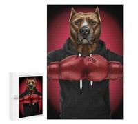 Puzzle Per Adolescenti 1000 PCS Boxer Pit Bull Terrier Puzzle Per Adulti Giochi Rilassanti Sfida Difficile Attività Divertenti A Casa 1000 PCS