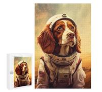 Puzzle Per Adolescenti 1000 PCS Brittany Spaniel Mars Puzzle Per Adulti Gioco Rompicapo Difficile Difficile Unico Compleanno E Regali 1000 PCS