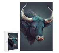 Puzzle Per Adolescenti 1000 PCS Buffalo Watercolor Puzzle Per Adulti Giochi Rilassanti Ma Divertenti E Umoristici Regali Unici Per Compleanno E Natale 1000 PCS