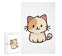 Puzzle Per Adolescenti 1000 PCS Calico Cat Cute Puzzle Per Adulti Gioco Rompicapo Difficile Difficile Unico Compleanno E Regali 1000 PCS