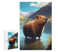 Puzzle Per Adolescenti 1000 PCS Capybara Animal Puzzle Per Adulti Gioco Rompicapo Difficile Difficile Unico Compleanno E Regali 1000 PCS