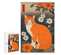 Puzzle Per Adolescenti 1000 PCS Cat Japanese Art Puzzle Per Adulti Giochi Rilassanti Ma Divertenti E Umoristici Regali Unici Per Compleanno E Natale 1000 PCS