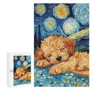 Puzzle Per Adolescenti 1000 PCS Cavoodle Puppy Sleeping Puzzle Giochi Rilassanti Decorazione Per La Casa Regali Unici Per Compleanno 1000 PCS