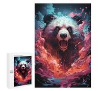 Puzzle Per Adolescenti 1000 PCS Colorful Bear Splash Artwork Puzzle, Gioco Rompicapo, Regalo Di Compleanno, Attività Divertenti Da Fare A Casa, 1000 PCS