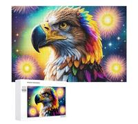 Puzzle Per Adolescenti 1000 PCS Colorful Eagle Fantasy Artwork Puzzle Per Adulti Giochi Rilassanti Decorazione Da Parete Ottimo Regalo Per I Giocatori 1000 PCS