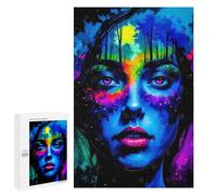 Puzzle Per Adolescenti 1000 PCS Colorful Woman with Forest Silhouette Puzzle Per Adulti Giochi Divertenti Perfetto Per Decorare E Fare Regali A Tutta La Famiglia 1000 PCS
