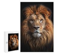 Puzzle Per Adolescenti 1000 PCS Cool Lion Portrait Puzzle Per Adulti Gioco Rompicapo Difficile Difficile Unico Compleanno E Regali 1000 PCS