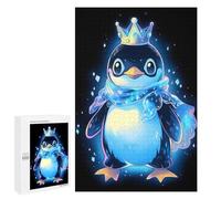 Puzzle Per Adolescenti 1000 PCS Cool Penguin King Puzzle Divertenti Da Assemblare, Modelli, Regali Unici Per Compleanno E Natale 1000 PCS