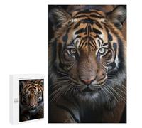 Puzzle Per Adolescenti 1000 PCS Cool Tiger Portrait Puzzle Per Adulti Gioco Rompicapo Difficile Difficile Unico Compleanno E Regali 1000 PCS