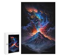 Puzzle Per Adolescenti 1000 PCS Cosmic Mountain Aurora Puzzle Per Adolescenti Sfida Difficile Allena La Tua Mente E Le Tue Mani Rompicapo Giochi Per Famiglie 1000 PCS