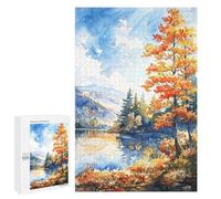 Puzzle per Adolescenti 1000 PCS Crisp Fall Day Puzzle per Adulti Giochi Rilassanti Ma Divertenti E Umoristici 1000 PCS