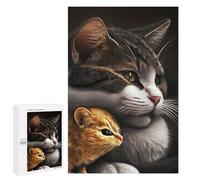 Puzzle Per Adolescenti 1000 PCS Cute Cat And Mouse Puzzle Per Adulti Giochi Rilassanti Gara Di Velocità Manuale Sfida Da Completare 1000 PCS