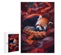 Puzzle Per Adolescenti 1000 PCS Cute Sleeping Red Panda Puzzle Per Adulti Giochi Rilassanti Ma Divertenti E Umoristici Sfida Da Completare 1000 PCS
