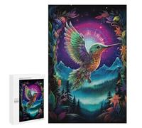 Puzzle Per Adolescenti 1000 PCS Enchanted Hummingbird Flight -2 Puzzle Per Adulti Gioco Rompicapo Difficile Difficile Unico Compleanno E Regali 1000 PCS