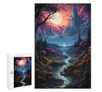 Puzzle Per Adolescenti 1000 PCS Enchanted Moonlit Forest Puzzle Per Adolescenti Sfida Difficile Allena La Tua Mente E Le Tue Mani Rompicapo Giochi Per Famiglie 1000 PCS