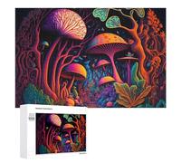 Puzzle Per Adolescenti 1000 PCS Enchanted Mushroom Forest -2 Puzzle Divertenti Da Assemblare, Modelli, Regali Unici Per Compleanno E Natale 1000 PCS