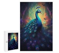 Puzzle Per Adolescenti 1000 PCS Enchanted Peacock Majesty Puzzle, Gioco Rompicapo, Regalo Di Compleanno, Attività Divertenti Da Fare A Casa, 1000 PCS