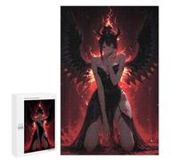 Puzzle Per Adolescenti 1000 PCS Fallen Angel with Wings of Fire Puzzle Per Adolescenti Analisi E Logica Difficile E Stimolante Ottimo Regalo Per I Giocatori 1000 PCS