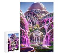 Puzzle Per Adolescenti 1000 PCS Fantasy Garden Architecture Puzzle, Gioco Rompicapo, Regalo Di Compleanno, Attività Divertenti Da Fare A Casa, 1000 PCS