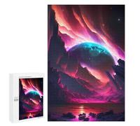 Puzzle per Adolescenti 1000 PCS Fantasy Skyline Cosmos Puzzle per Adulti Gioco Di Ingegio Decorazione della Casa Regali per Ridurre Lo Stress 1000 PCS