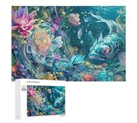 Puzzle Per Adolescenti 1000 PCS Fantasy Underwater World Puzzle Per Adulti Gioco Rompicapo Difficile Difficile Unico Compleanno E Regali 1000 PCS