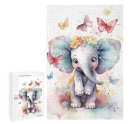 Puzzle Per Adolescenti 1000 PCS Funny Baby Elephant Puzzle Per Adolescenti Sfida Difficile Allena La Tua Mente E Le Tue Mani Rompicapo Giochi Per Famiglie 1000 PCS