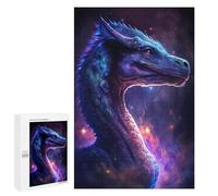 Puzzle Per Adolescenti 1000 PCS Galactic Dragon Art Print Puzzle Per Adolescenti Sfida Difficile Allena La Tua Mente E Le Tue Mani Rompicapo Giochi Per Famiglie 1000 PCS