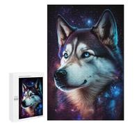 Puzzle Per Adolescenti 1000 PCS Galactic Husky Portrait-4 Puzzle Per Adolescenti Sfida Difficile Allena La Tua Mente E Le Tue Mani Rompicapo Giochi Per Famiglie 1000 PCS