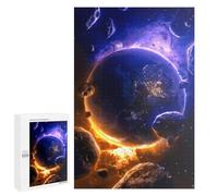Puzzle Per Adolescenti 1000 PCS Galactic Planet Orbiting Asteroids Puzzle Per Adolescenti Giocattoli Antistress Assemblaggio Di Modelli Regali Unici Per Compleanno E Natale 1000 PCS