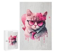 Puzzle Per Adolescenti 1000 PCS Gangster Style Cat Puzzle, Gioco Rompicapo, Regalo Di Compleanno, Attività Divertenti Da Fare A Casa, 1000 PCS