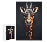 Puzzle Per Adolescenti 1000 PCS Geometric Style Giraffe Puzzle Giochi Rilassanti Decorazione Per La Casa Regali Unici Per Compleanno 1000 PCS