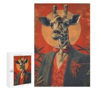 Puzzle Per Adolescenti 1000 PCS Giraffe Animal Art Puzzle Divertenti Da Assemblare, Modelli, Regali Unici Per Compleanno E Natale 1000 PCS