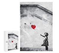 Puzzle Per Adolescenti 1000 PCS Girl with Balloon Graffiti Banksy Puzzle Per Adulti Giochi Rilassanti Ma Divertenti E Umoristici Regali Unici Per Compleanno E Natale 1000 PCS
