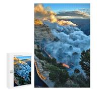 Puzzle Per Adolescenti 1000 PCS Grand Canyon Fire Smoke Puzzle Per Adolescenti Migliora La Memoria Difficile Da Completare Gioco Impegnativo Giocattoli 1000 PCS