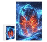 Puzzle Per Adolescenti 1000 PCS Infernal Winter - The Neon Bear Awakens Puzzle Per Adolescenti Giochi Rilassanti Assemblaggio Di Modelli Regali Unici Per Compleanno E Natale 1000 PCS
