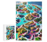Puzzle Per Adolescenti 1000 PCS Island Archipelago in Vibrant Colors Puzzle Per Adolescenti Giocattoli Antistress Assemblaggio Di Modelli Regali Unici Per Compleanno E Natale 1000 PCS