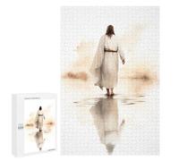 Puzzle Per Adolescenti 1000 PCS Jesus Walking on Water Puzzle Giocattolo Decorazione Da Parete Decorazione Per La Casa Regali Unici Di Compleanno E Natale 1000 PCS