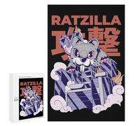 Puzzle Per Adolescenti 1000 PCS Kaiju Ratzilla Monster Puzzle Per Adolescenti Giocattoli Antistress Assemblaggio Di Modelli Regali Unici Per Compleanno E Natale 1000 PCS