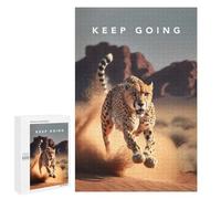 Puzzle Per Adolescenti 1000 PCS Keep Going Cheetah Speed Puzzle Per Adulti Giochi Rilassanti Per Divertimento in Famiglia Regali Di Natale E Compleanno 1000 PCS