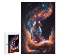 Puzzle Per Adolescenti 1000 PCS Kurama, A Nine Tailed Fox Puzzle Per Adulti Giocattolo Decorazione Da Parete Taglio Di Precisione Gioco Stimolante Regali 1000 PCS