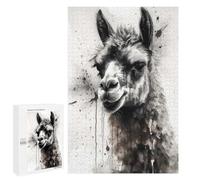 Puzzle Per Adolescenti 1000 PCS Llama Charm Watercolor Puzzle Giochi Rilassanti Decorazione Per La Casa Regali Unici Per Compleanno 1000 PCS
