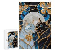 Puzzle Per Adolescenti 1000 PCS Love Cat Kintsugi Art Puzzle Per Adulti Giochi Rilassanti Sfida Difficile Attività Divertenti A Casa 1000 PCS