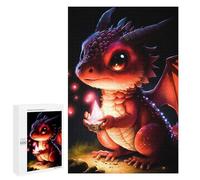 Puzzle Per Adolescenti 1000 PCS Magical Dragon Holding Crystal Puzzle Antistress Decorazione Per La Casa Regali Unici Per Compleanno E Natale 1000 PCS