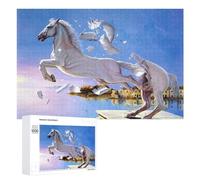 Puzzle Per Adolescenti 1000 PCS Magical Horse Breaks Through Wall Puzzle, Gioco Rompicapo, Regalo Di Compleanno, Attività Divertenti Da Fare A Casa, 1000 PCS