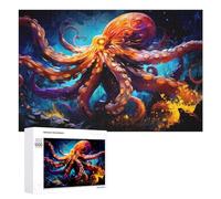 Puzzle Per Adolescenti 1000 PCS Magical Octopus in An Enchanted Ocean Puzzle Per Adolescenti Giocattoli Antistress Assemblaggio Di Modelli Regali Unici Per Compleanno E Natale 1000 PCS
